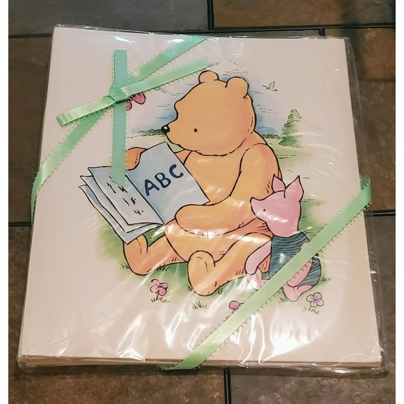 Vintage Winnie the Pooh Scrapbook with Stickers - Picture 1 of 3